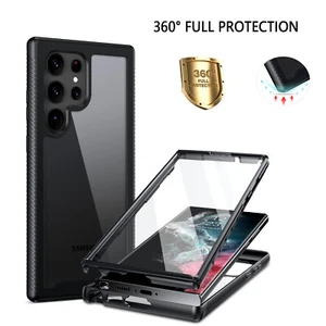 Full Case For Samsung Galaxy S24/S23/S22 Ultra A54 5G Cover & Screen Protector - Zdjęcie 1 z 39