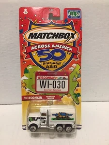 Matchbox Across America 50th Birthday Series Wisconsin Peterbilt Tanker Truck - Picture 1 of 6