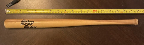 Louisville Slugger EW Hannas Sky Sox 18" Mini Wood Baseball Bat Souvenir 1992 Cover
