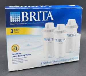 Brita OB03 Wasserkrug Ersatzfilter (3er-Pack) Original-Zubehör-Hersteller neu versiegelt KOSTENLOSER VERSAND - Bild 1 von 3