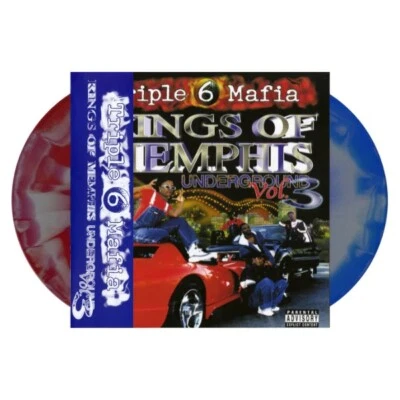 Triple 6 Mafia - Kings Of Memphis: Underground Vol. 3 2LP Vinyl (COLOR VINYL) - Image 1 of 4