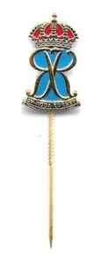 Rotes Kreuz Schweden Königskrone Regalia Original Metall Pin Sporrong Stockholm - Bild 1 von 1