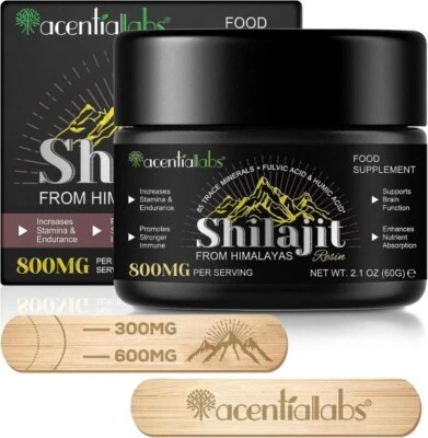 TOOFFI Shilajit Original und Reines Himalaya Shilajit mit - Hochwirksames-Harz