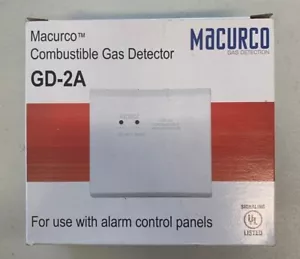 MACURCO GD-2A combustible Gas Detector 12-24vdc or vac white 32to 120F - Picture 1 of 6
