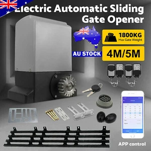 4/5M Automatic Electric Sliding Gate Opener 1800KG Motor w/ Remote & APP control - Picture 1 of 14