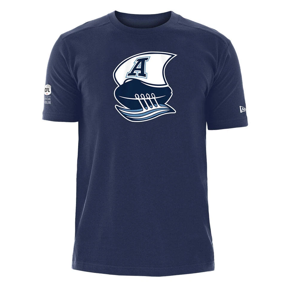 Men's Toronto Argonauts Double Blue Primary Logo CFL Football T Shirt  - Image 1 of 1