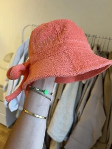 neu Levi’s Bucket Hat Frotté Light Orange neon Hut Mütze cap Fischerhut Schleife - Bild 1 von 6