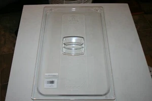 Case of 6 Rubbermaid FG134P00CLR Clear Full Size Cold Food Pan Cover New - Picture 1 of 7