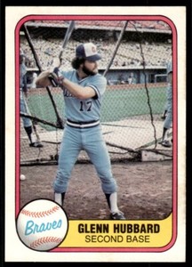 1981 Fleer Glenn Hubbard Atlanta Braves #260