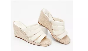 Vince Camuto Leder Keilabsatz - Molisana cremeweiß NEU Größe 6,5 W - Bild 1 von 1