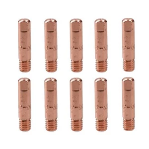0.8mm Mig Welding Welder Round Contact Tips for MB15 Euro Torches 10pk - Picture 1 of 4