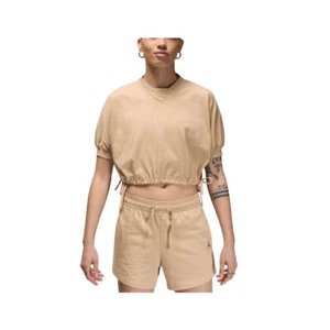 Air Jordan Knit Cropped Top Women's FN5727-244 Brown/Desert Dust SZ XS-3XL - Picture 1 of 5