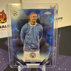 Edición Topps Chrome Sapphire 2023-24 - Variaciones de imagen #CVS-10 Erling Haaland - Imagen 1 de 2