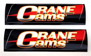 2 pegatinas de productos de carreras automotrices para cámaras grúas nuevas de lote antiguo década de 1990 - Imagen 1 de 3