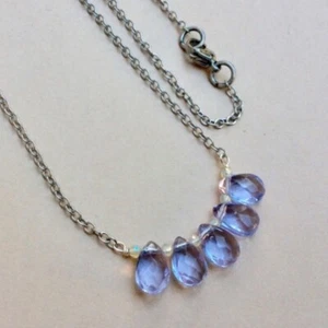 NEW HANDMADE SUNDANCE CHARM ANTIQUE SILVER NECKLACE ARTISAN GEMSTONE JEWELRY - Picture 1 of 8