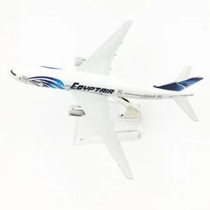 1:400 16cm B777 EgyptAir Metal Airplane Model Plane Diecast Plane Model Gifts g - Picture 1 of 7