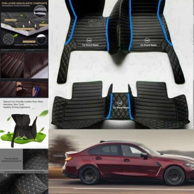 Car Floor Mats Carpet Fit for BMW Z3 Z4 M3 Luxury Custom FloorLiner Auto Mats Foto 1 de 4