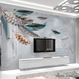 Vlies Fototapete Wandtapete Wandbilder Pflanzenblattfeder Modernen 7047 - Picture 1 of 5