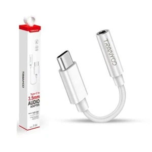 TRANYOO (T-E6) USB Type C to Aux 3.5mm Adapter Headphone Cable - Picture 1 of 6