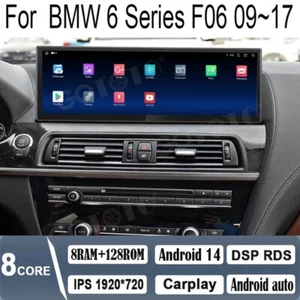 14.9"Android Car Radio for BMW 6 Series F06 2009-2017 GPS Navi Stereo Upgrade - Picture 1 of 14