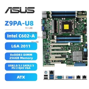 ASUS Z9PA-U8 Motherboard ATX Intel C602-A LGA2011 DDR3 SATA2/3 VGA RJ45 PS/2+I/O - Afbeelding 1 van 5