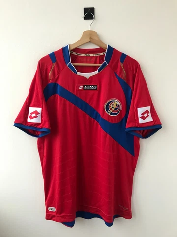 Costa Rica National Team Lotto Jersey 2014 Home Football Soccer Shirt Ticos sz L Cover