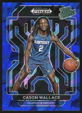 2022-23 Panini Prizm DP Rated Prospect Prizms Blue Ice #11 Cason Wallace /99