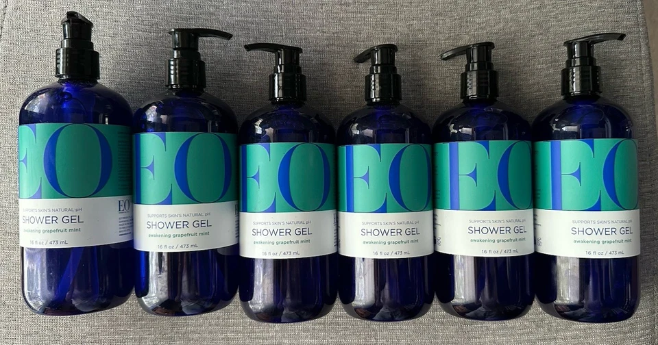 6 PACOTES - EO Essential Oils Awakening Grapefruit Gel de Banho Perfeito - NOVO - Imagem 1 de 1