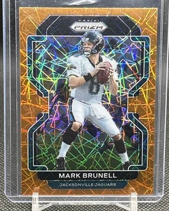 2021 Panini Prizm - Mark Brunell #19 Orange Lazer Prizm - Picture 1 of 2