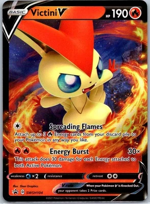 Victini V - Promo SWSH: Sword & Shield Promo Cards SWSH104 NM - Image 1 of 2