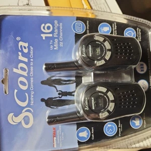 Cobra microTALK CXT85 Zestaw 2 radia dwukierunkowe GMRS/FRS 22 kanały zasięg 16 mil - Zdjęcie 1 z 3