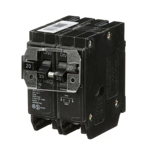 Interruptor de circuito cuádruple Eaton tipo BR 20 amperios 4 polos BQ220220 - Imagen 1 de 5