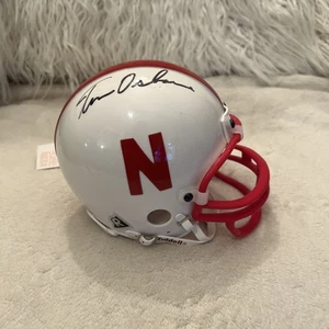 Nebraska Cornhuskers Tom Osborne Signed Mini Helmet Missing COA - Picture 1 of 6