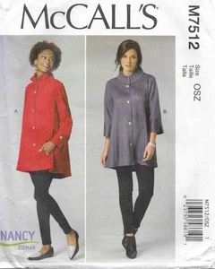 C357 McCALL'S M7512: JACKET SIZE 4-22 SEWING PATTERN - Picture 1 of 3
