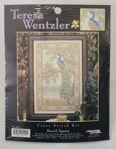 Teresa Wentzler Peacock Tapestry Counted Cross Stitch Kit New - Picture 1 of 2