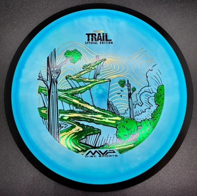 Axiom MVP Fission Trail RARE Swirl & Awesome Color Special Conrad Line Disc Golf - Image 1 of 4