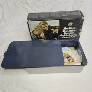 Vintage Retro Abu Roken Smoke Box Fish Smoker Metal Sweden NO FUEL CANISTER - Picture 1 of 6