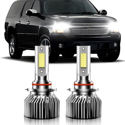 For Chevrolet Suburban 2500 2000-13 2x Front LED Headlight Bulb High Beam 6000K - Изображение 1 из 4