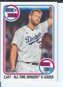 Clayton Kershaw 2023 Topps Heritage High Numbers Now & Then - Picture 1 of 1
