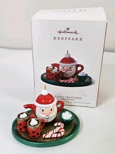 Hallmark Ornament Ltd. Ed. Teiera Babbo Natale 10° Anniversario Trattamenti Stagioni 2018 - Foto 1 di 6
