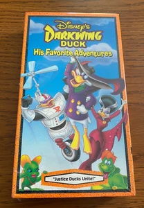 New! Disney's Darkwing Duck: Justice Ducks Unite VHS Videotape 1993 - Ships Free - Picture 1 of 6