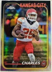 2024 Topps Chrome #95 Jamaal Charles Refractor - Picture 1 of 2