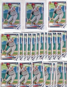 2021 Bowman Draft ANDREW PAINTING 1° Bowman Prospect Carta Base #BD-10 LOTTO X 25 - Foto 1 di 1