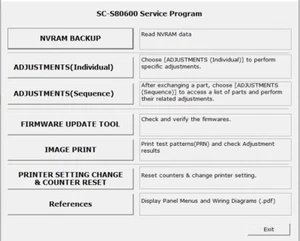 Service Program for Epson SureColor S80600 - Picture 1 of 2