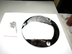 CHROME 3 HOLE DERBY COVER,DOMED, RPLCS HARLEY P/N 60668-84A, 25392-84T 1970-98 - Picture 1 of 2