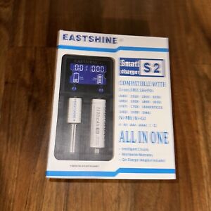 NEW Universal Battery Charger EASTSHINE S2 LCD Display Speedy Smart All in One