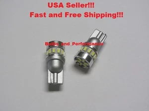 2 x Super Bright 6000k White LED 194 168 2825 18-SMD License Plate Light Bulbs - Picture 1 of 3