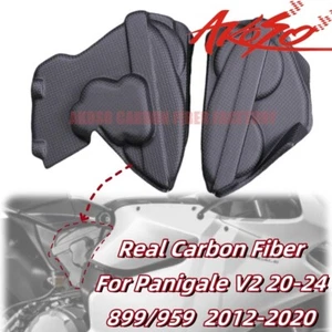 100% Carbon Fiber For Panigale 899 959 V2 Engine Cover Side Fairing Panels Set - Picture 1 of 21