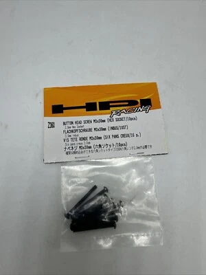 Tornillo de cabeza de botón HPI Racing #Z360 M3 x 30 mm enchufe hexagonal nuevo en paquete Foto 1 de 4