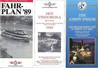 Rzeka Dunaj Dunaj Austria Węgry Vindobona Johann Strauss 5 szt 1989 menu DDSG